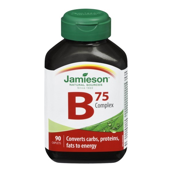 Jamieson B-complex 75mg 90 Tabletas - FARMACIA INTERNACIONAL