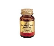 Solgar Vitamina B12 1000mcg. 100 comprimidos masticables