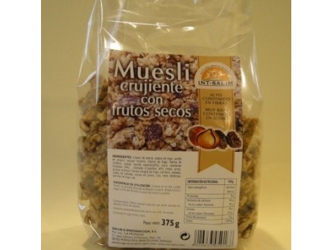 Int-Salim crocante muesli com nozes 375gr