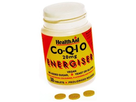 Health Aid Co Q10  20mg. 30 comprimidos HealthAid