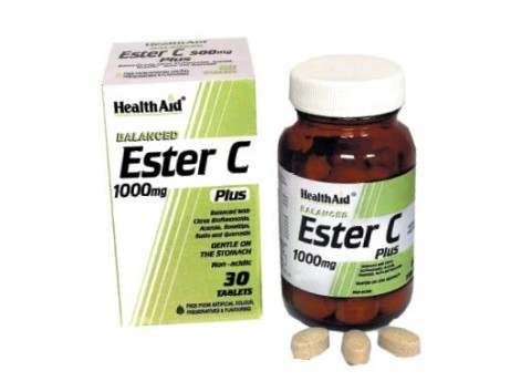 Health Aid Ester C PLus 1000mg. 30 comprimidos. HealthAid