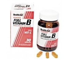 Health Aid Full Vitamin B & C. 30 Tabletten. Health Aid