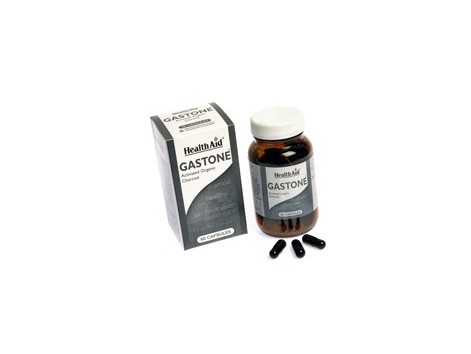 Health Aid Gastone - Carbon puro activado 60 capsulas