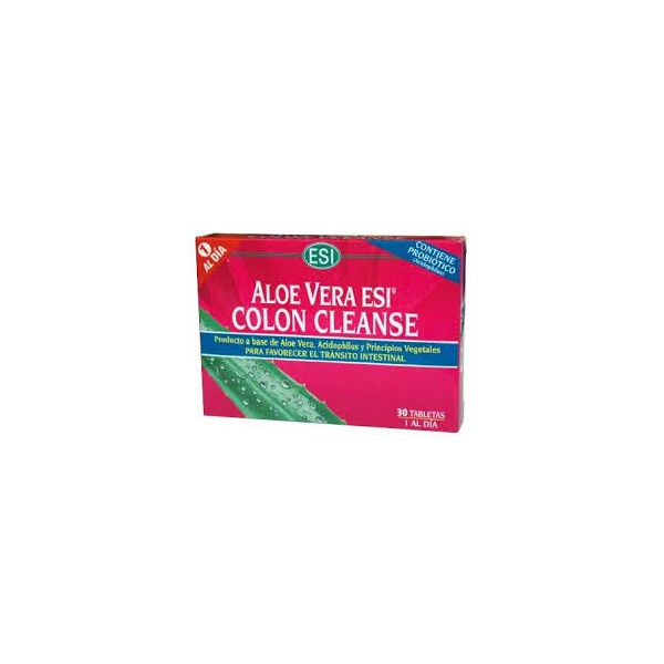 Esi Colon Cleanse Aloe Vera 30 Comprimidos Farmacia Internacional 9682