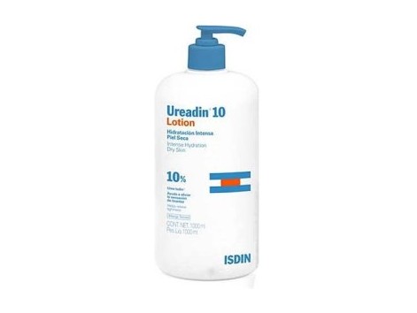 Isdin Ureadin 10 intensa loção hidratante pele seca de 1000 ml