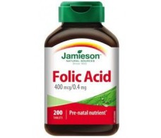 Jamieson ACIDO FOLICO 400mcg 200 comprimidos