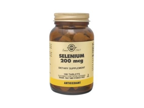 Solgar Selenio 200 mcg. (sin levadura) 250 comprimidos