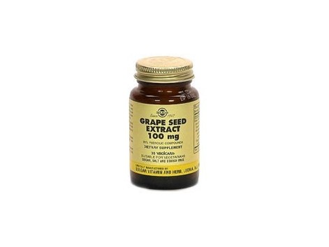 Solgar Grape Seed Extract 100mg. 30 Kapseln