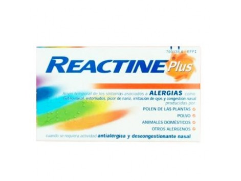 Reactine Cetirizin / Pseudoephedrin 5 mg / 120 mg-Tabletten mit 14