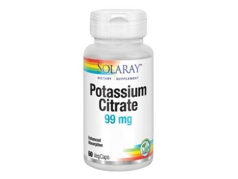 SOLARAY POTASIO CITRATO 99mg. 60cap.