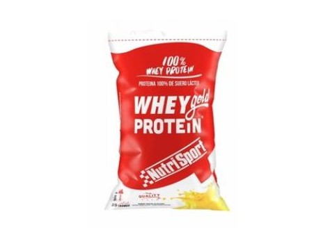 NUTRISPORT WHEY GOLD PROTEIN saco banana 500gr.