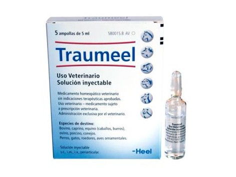 TRAUMEEL VETERINARY 5amp. 5ml. HEEL VET