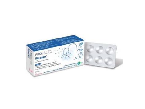 PROBACTIS RINOPAS Erdbeere 30 Lutschtabletten.