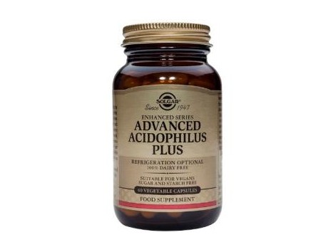 Solgar Acidophilus Plus Avanzado 60 capsulas vegetales