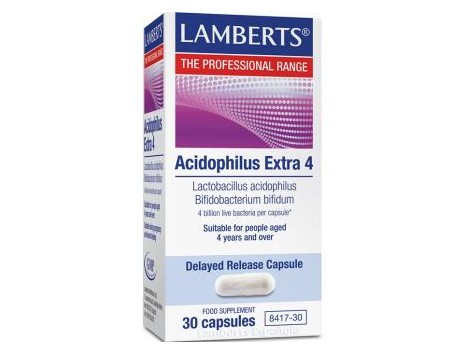 Lamberts Acidophilus Extra 4  30 capsules. Lamberts