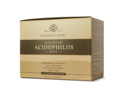 Solgar Advanced Acidophilus Plus 120 vegetable capsules