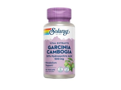 SOLARAY GARCINIA CAMBOGIA 500mg. 60cap.veg