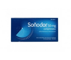 Soñodor Difenhidramina 50mg 16 Comprimidos