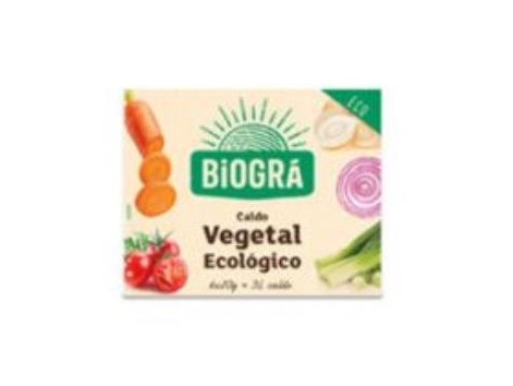 BIOGRA CALDO VEGETAL cubitos 6X10gr. BIO VEGAN