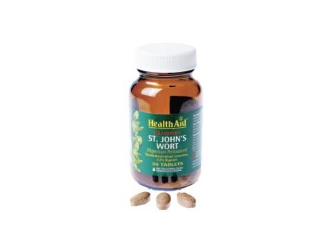 Hiperico o Hierba de San Juan. St.John´s Wort HealtAid. 30 comp