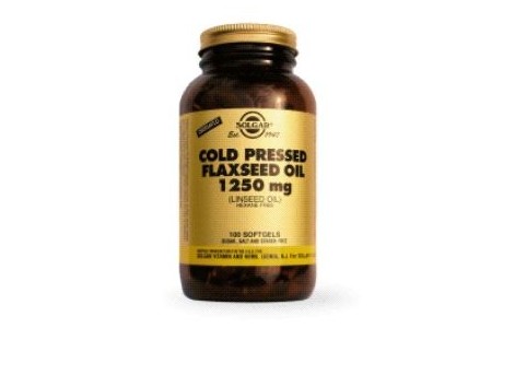 Solgar Flaxseed Öl 1250mg. 100 Kapseln