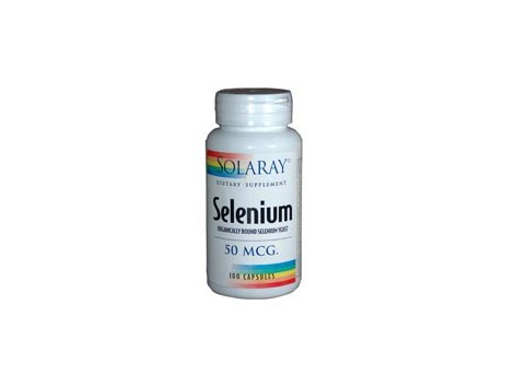 Solaray Selenium 50mcg. 100 Kapseln. Solaray