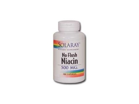 Solaray Niacin 500mg. 100 Kapseln. Solaray