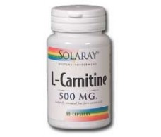 Solaray L-Carnitine 500mg. 30 Kapseln. Solaray