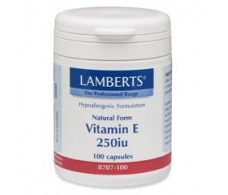 Lamberts Natural Vitamin E 250 i.u. 100 Kapseln