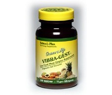 Nature´s Plus Vibra-Gest 90 Vegicaps. Ayuda digestiva