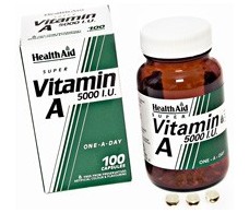 Health Aid Vitamin A 5000 UI Vitamin D 400UI. 100 Kapseln