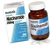 Health Aid Vitamin B3 (Niacinamide) 250mg. 90 Tabletten