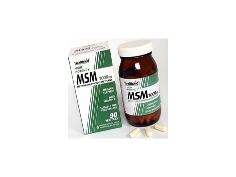 Health Aid MSM 1000mg. 90 Tabletten