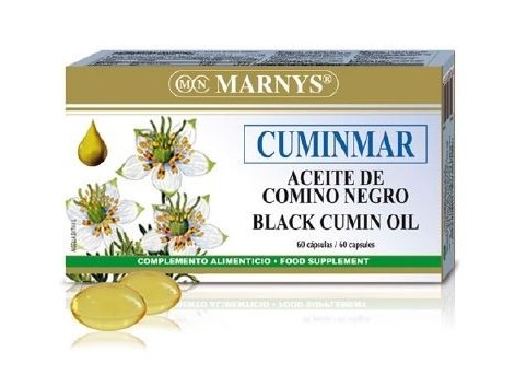 Marnys Cuminmar Aceite de Comino Negro 500mg 60 perlas