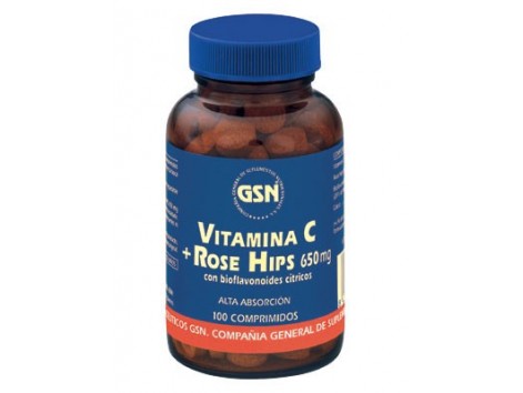 GSN Vitamin C + Hagebutte 100 Tabletten.