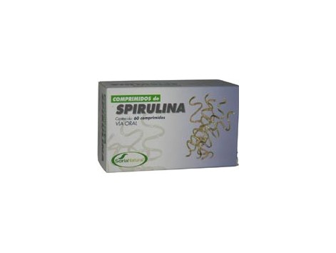 Soria Natural Spirulina (defesas, colesterol) 60 comprimidos.