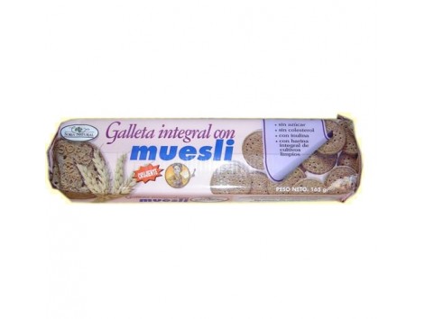 Soria Natural Galleta Integral con Muesli 165 gramos.