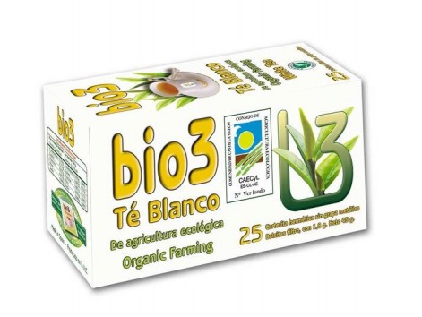 Bio3 Chá Branco Orgânico 25 filtros.