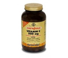 Solgar Vitamina C 500 mg sabor laranja 90 Comprimidos mastigaveí