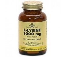 Solgar L-Lysine 1000 mg. 50 Tabletten